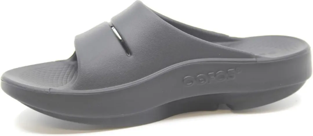 Oofos Ooahh Slipper Heren - 45 - Zwart - afbeelding 3 van 6