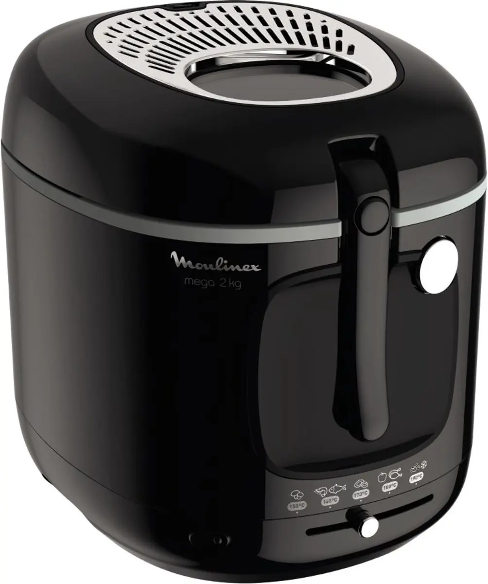Moulinex AM480870 Enkel Losstaand Frituurpan 1800W Zwart friteuse