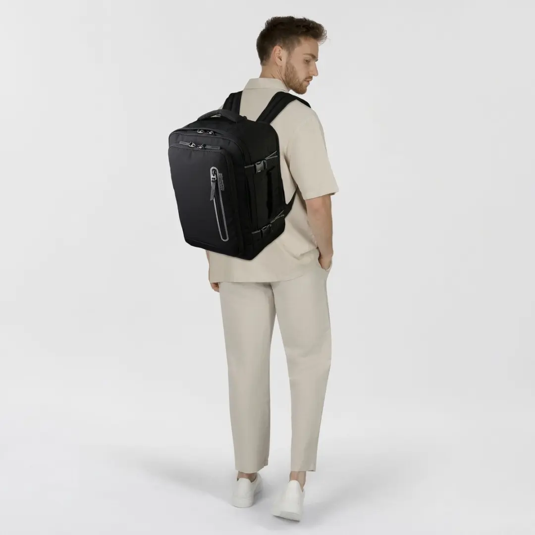 American Tourister Take2cabin Sport Rugzak 26.5L - 15 inch - 2 Vakken - Zwart - afbeelding 3 van 6
