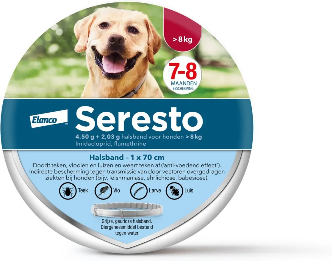 Seresto Teken- en Vlooienband Large