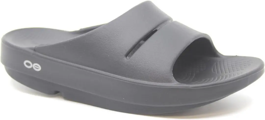 OOfos OOahh Badslippers JR+SR - 36 Zwart - afbeelding 2 van 6