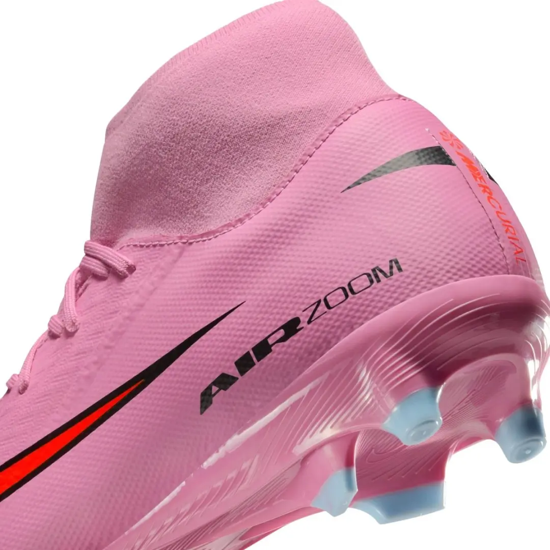 Nike Zoom Superfly 10 FG/MG Voetbalschoen FQ1456-600 - 44 - Roze/Zwart