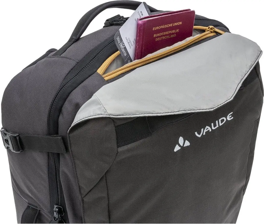 Vaude Mundo Carry-On 38 Rugzak - 38L - Zwart - afbeelding 6 van 6