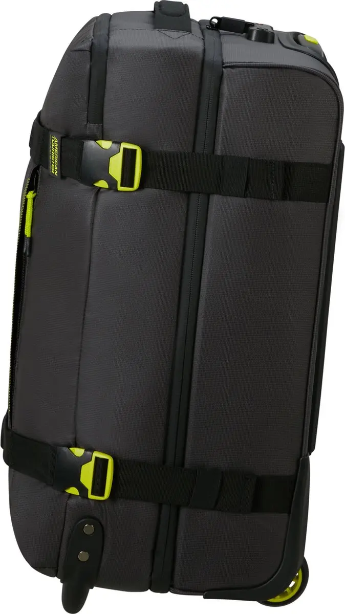 American Tourister Urban Track Coated S Reistas 55L - 2 Wielen - Zwart/Limoen - afbeelding 2 van 6