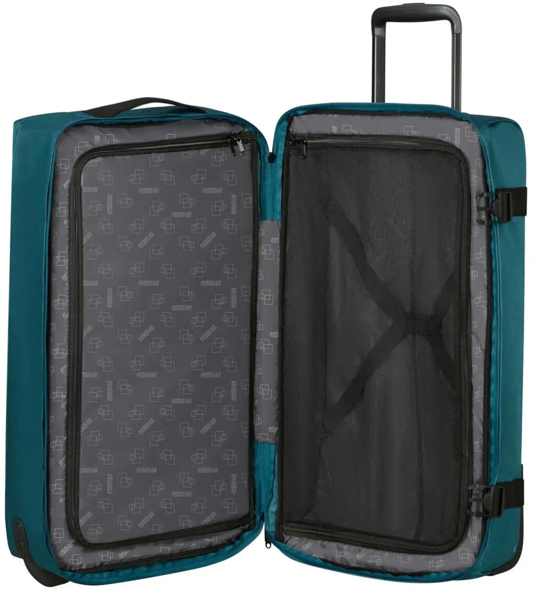 American Tourister Urban Track Duffle Trolley 68cm - 84L - Totally Teal - afbeelding 4 van 6