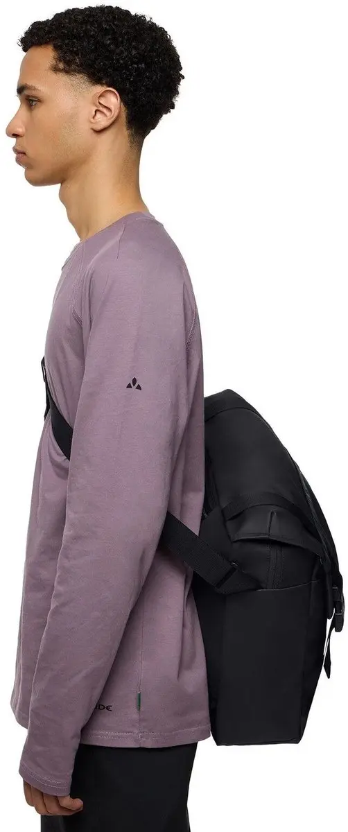Vaude Mineo Messenger 22 - 15 inch - 6 Vakken - Zwart - afbeelding 6 van 6