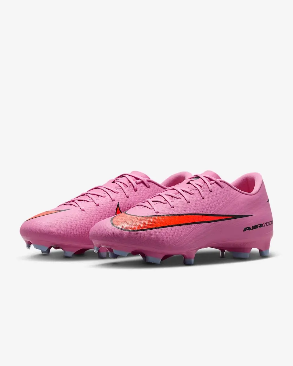 Nike Zoom Vapor 16 Academy FG/MG Voetbalschoenen - 44.5 - Roze/Rood/Lichtblauw/Zwart