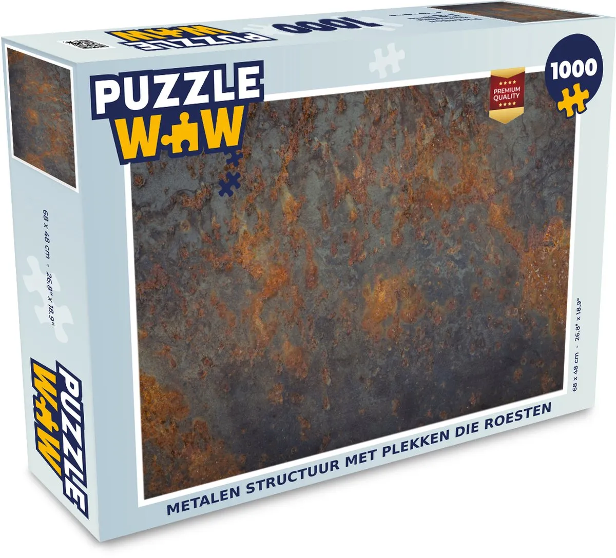 PuzzleWow Legpuzzel 1000 Stuks - Multicolor