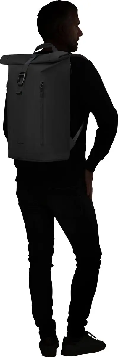 Samsonite Coatify Biz Rolltop Rugzak 15.6" - 22.5L - Zwart - afbeelding 6 van 6