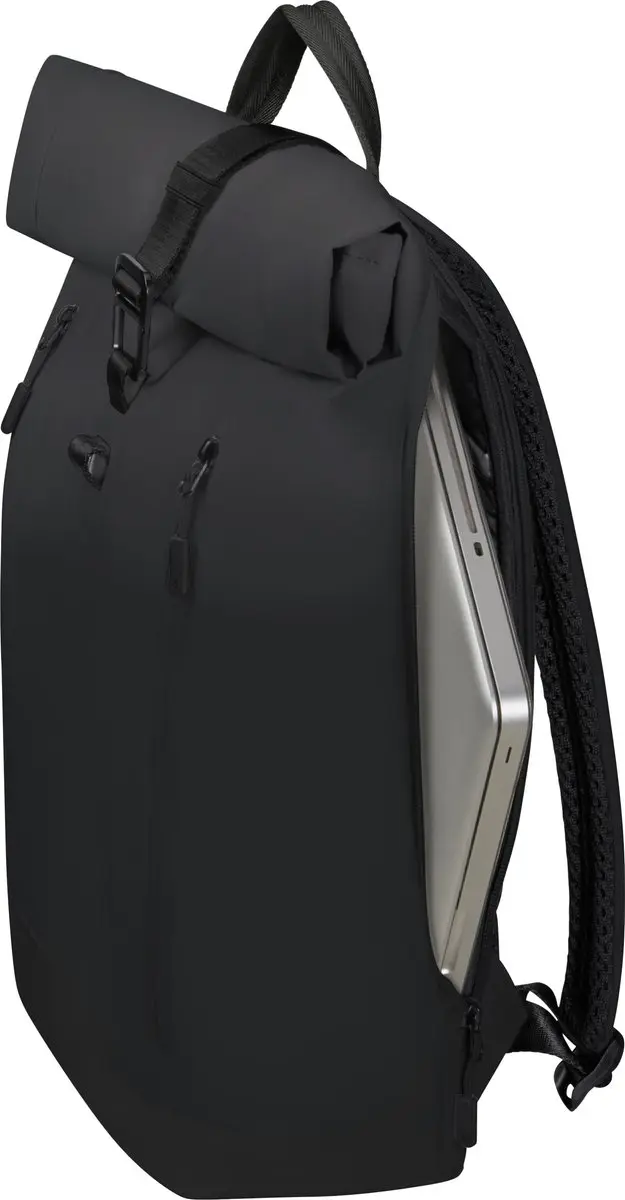 Samsonite Coatify Biz Rolltop Rugzak 15.6" - 22.5L - Zwart - afbeelding 4 van 6
