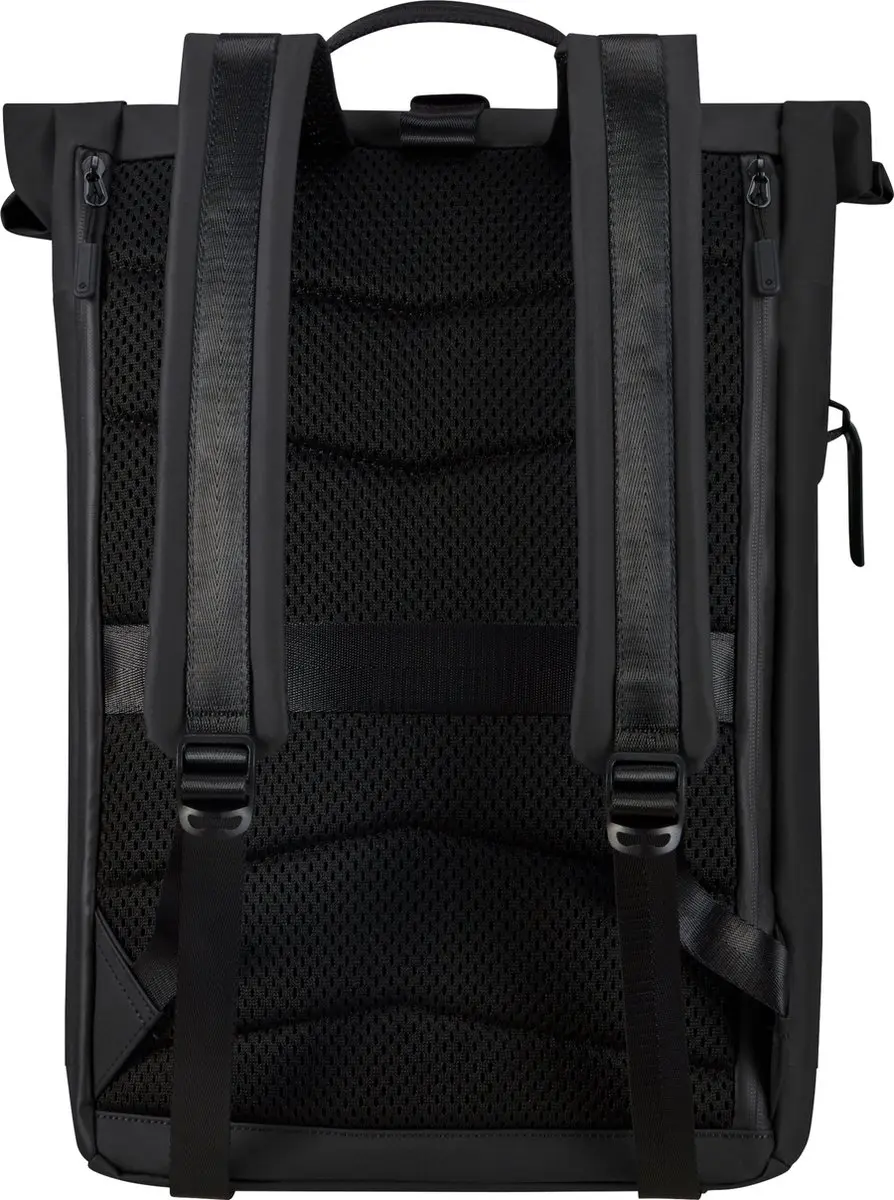 Samsonite Coatify Biz Rolltop Rugzak 15.6" - 22.5L - Zwart - afbeelding 2 van 6