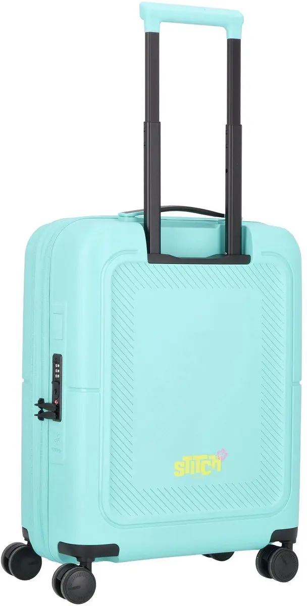 American Tourister Disney Spinner 55 Trolley - 41L - Stitch Flower Turquoise - afbeelding 5 van 6