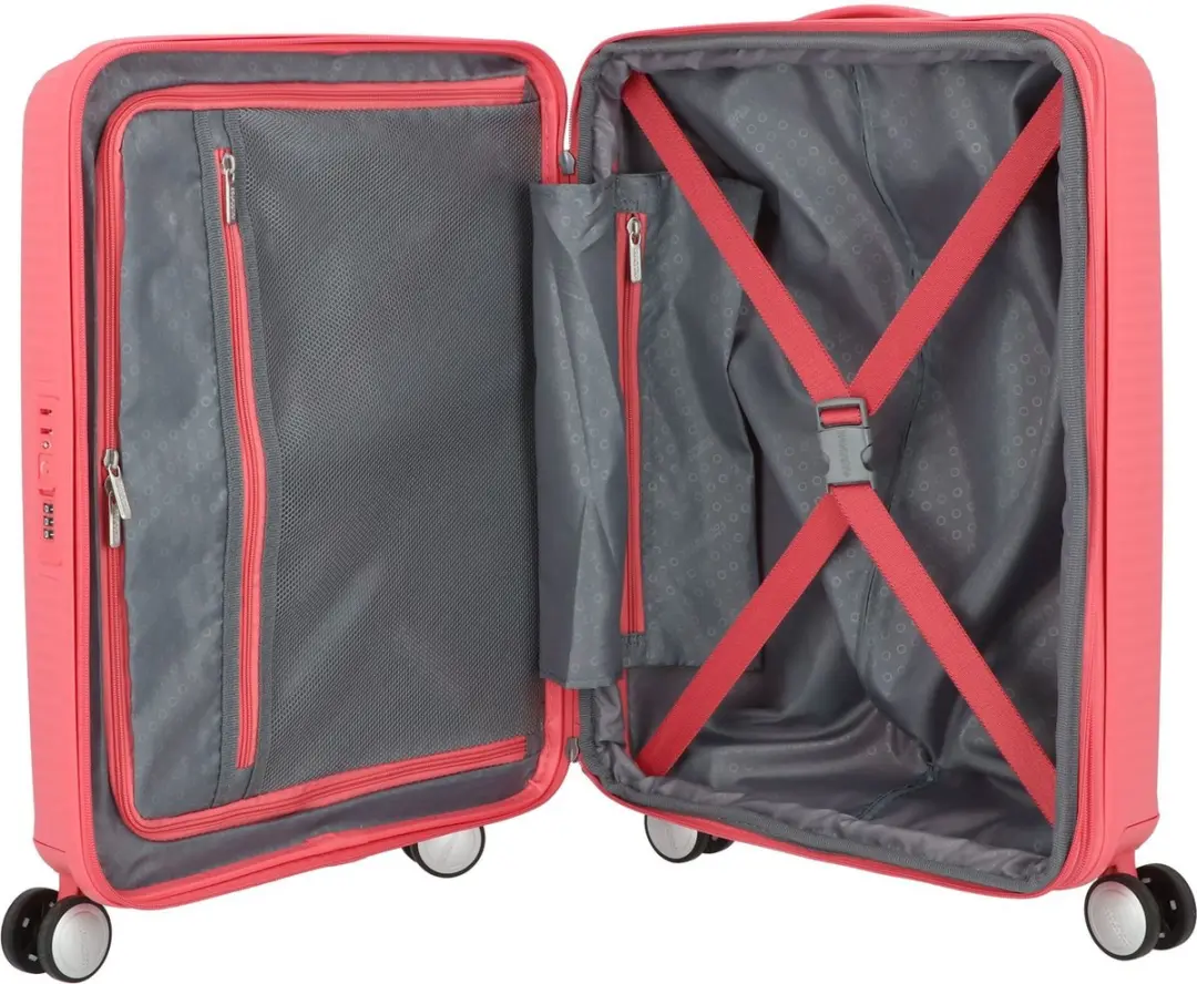 American Tourister Soundbox Spinner 55/20 Koffer - 41L - Roze - afbeelding 3 van 6