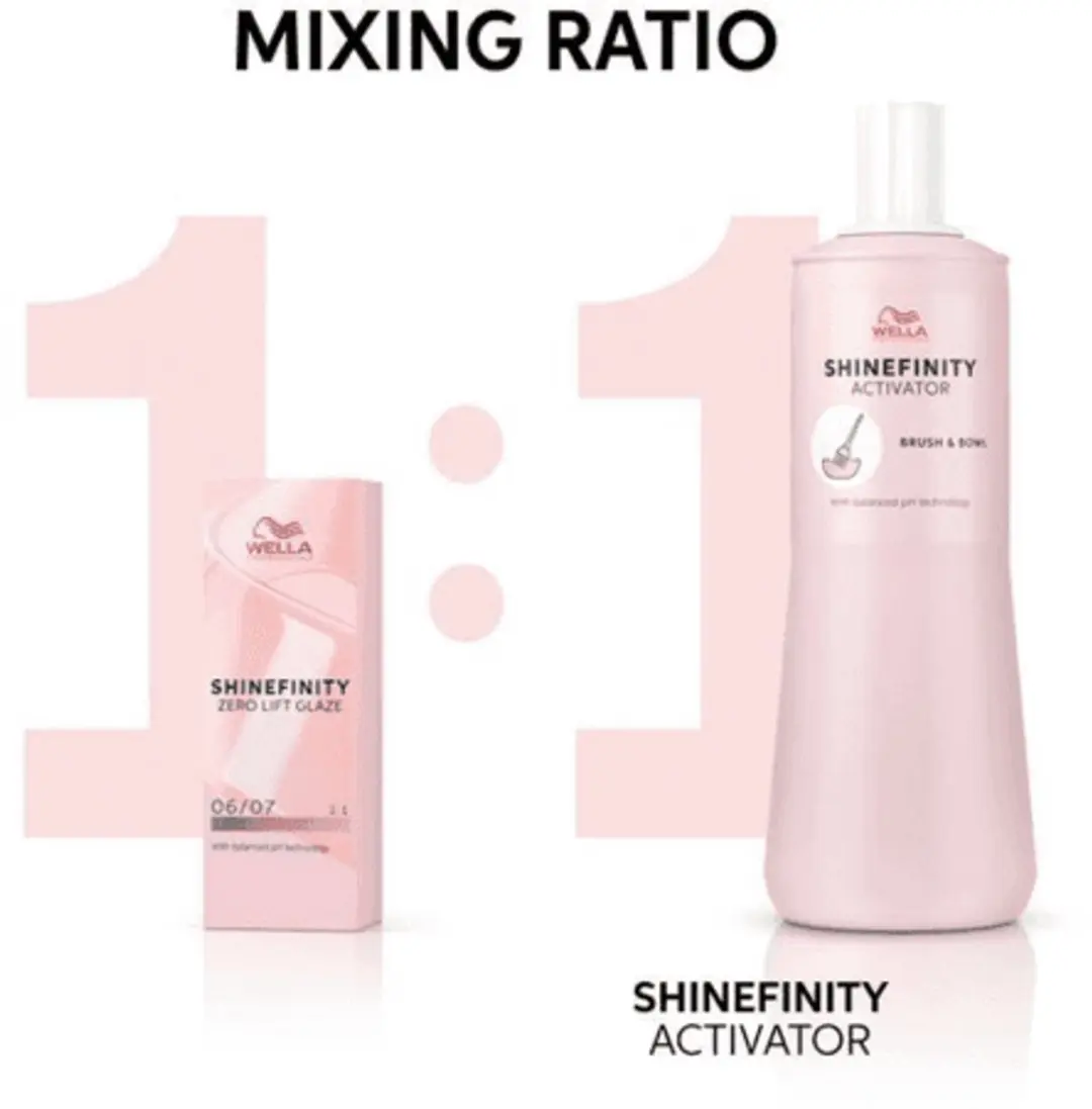 Wella Shinefinity Bottle Usage Activator
