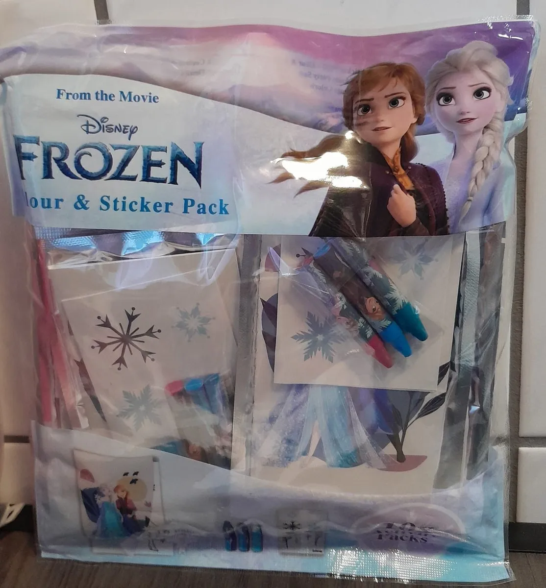 Disney Frozen Kleur- en Stickerset - 10 Stuks