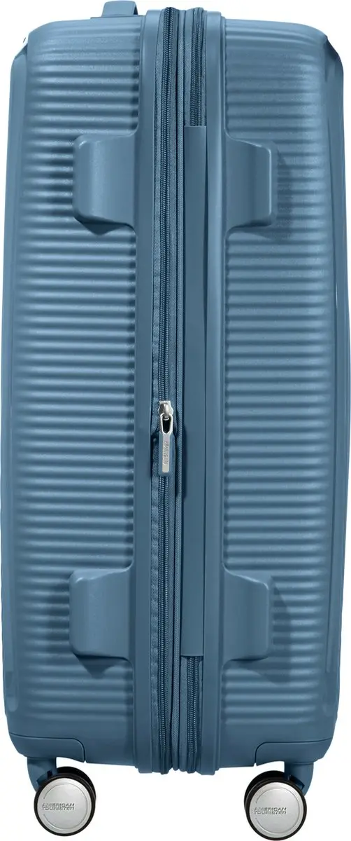 American Tourister Soundbox Spinner 67/24 Koffer 81L - Stone Blue - afbeelding 2 van 6