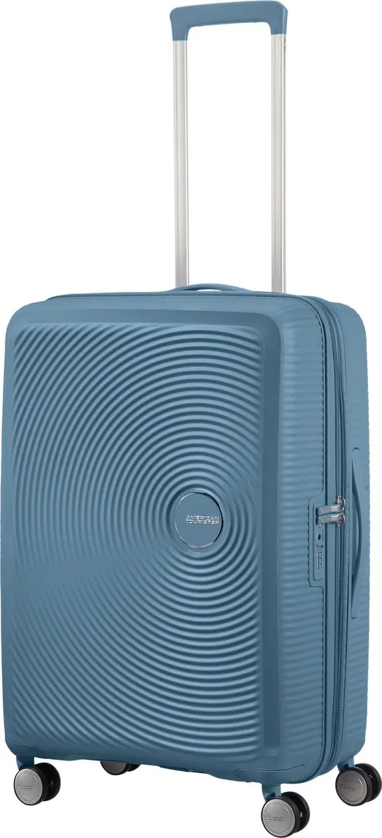 American Tourister Soundbox Spinner 67/24 Koffer 81L - Stone Blue - afbeelding 4 van 6