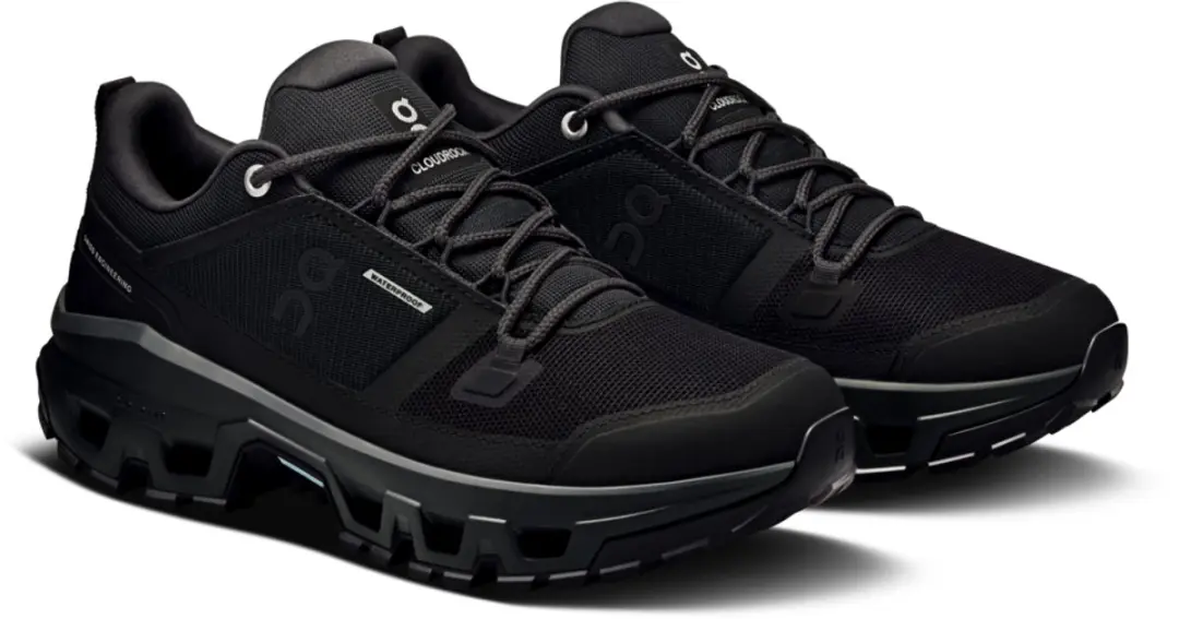 ON Cloudrock Low WP Wandelschoen Dames - Zwart - afbeelding 6 van 6
