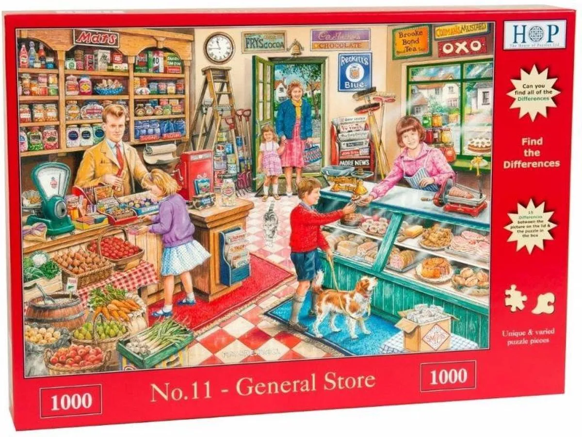 House Of Puzzles General Store Puzzle HP0404 - 1000 Stukken - Multicolor