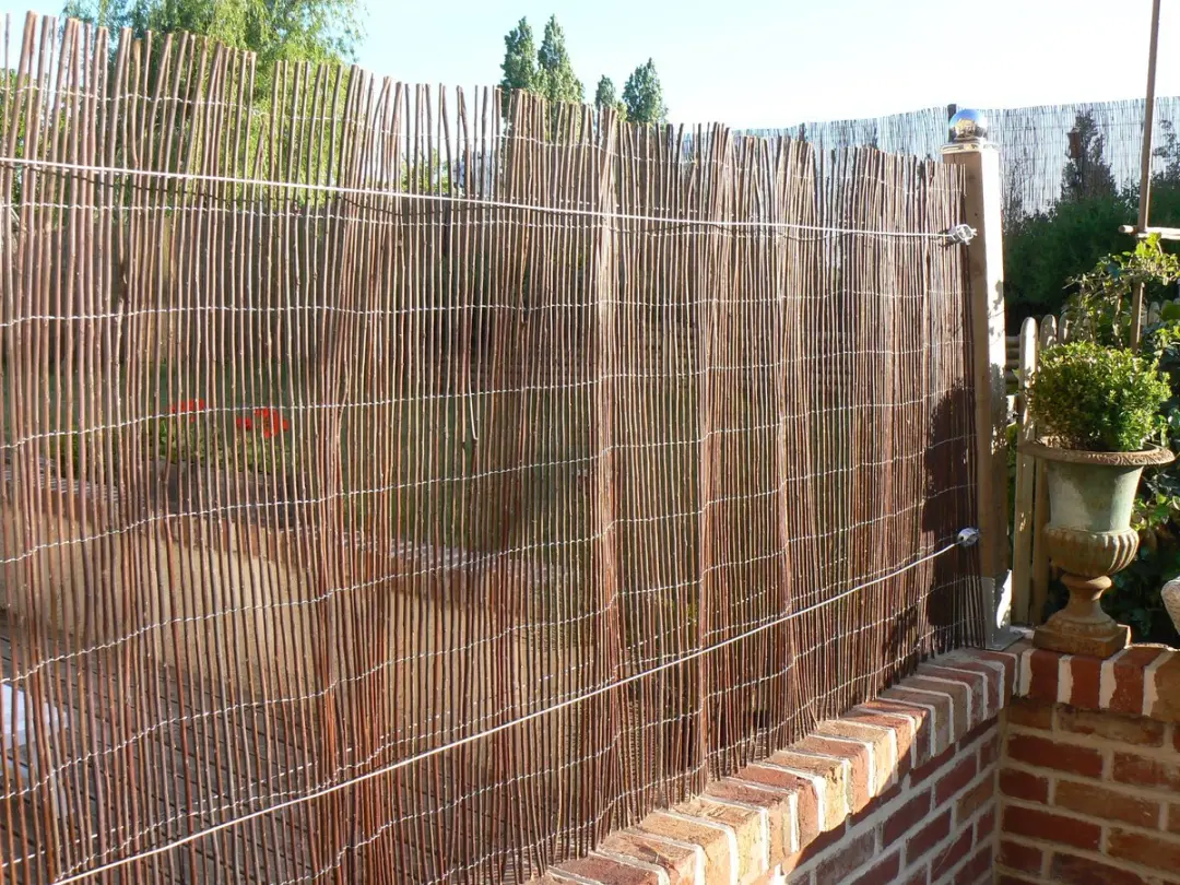 Nature Natuurlijk Wilgen Scherm 1x3m - FSC - Bruin - afbeelding 2 van 6