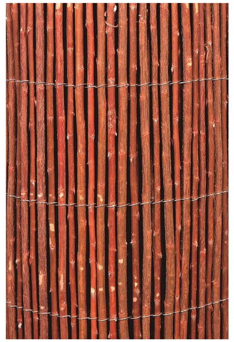Nature Natuurlijk Wilgen Scherm 1x3m - FSC - Bruin - afbeelding 5 van 6