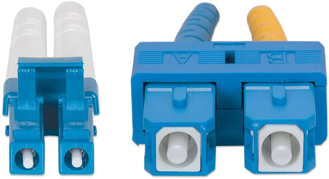 Intellinet Glasvezelkabel 5m LC/SC Singlemode Geel - afbeelding 2 van 6
