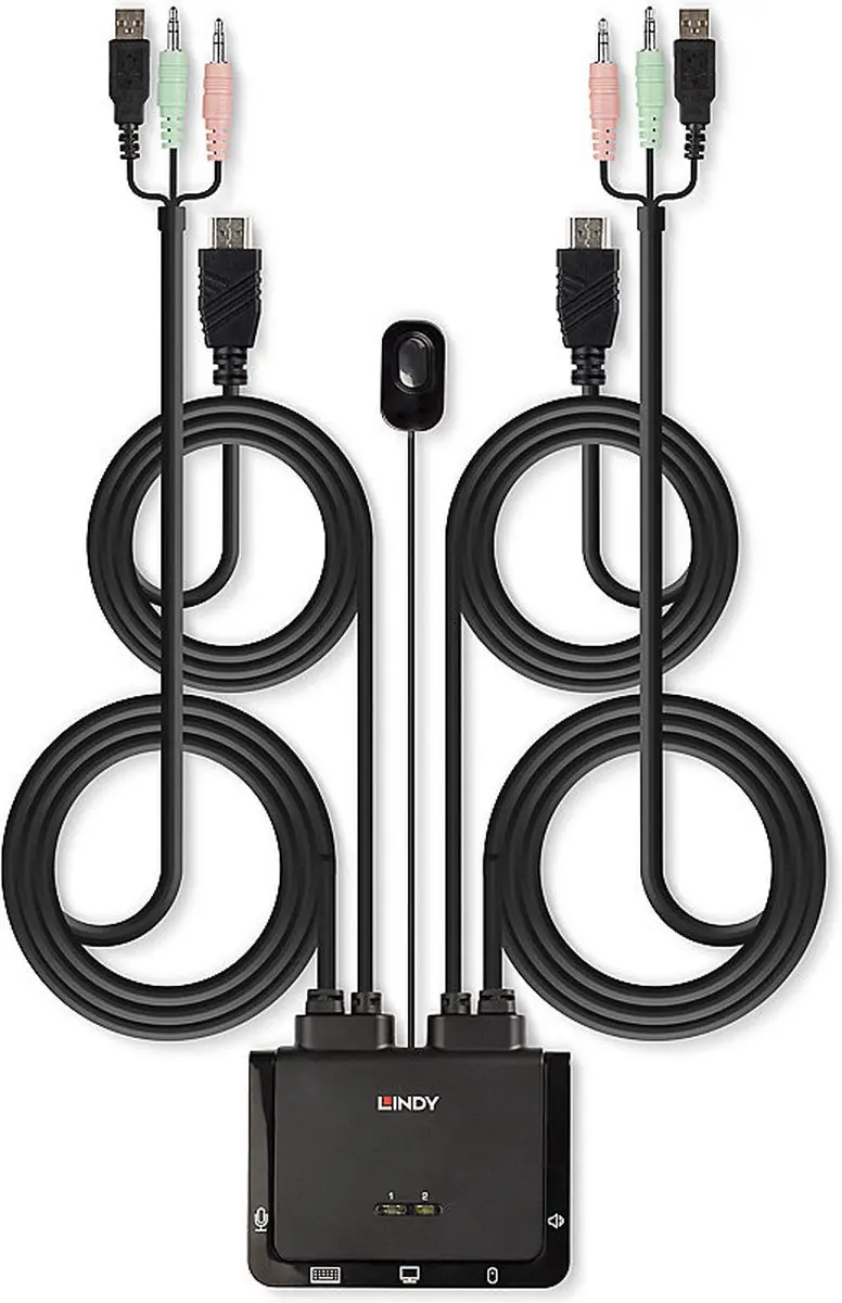 Lindy 42345 KVM Switch - 1,2m - afbeelding 2 van 6