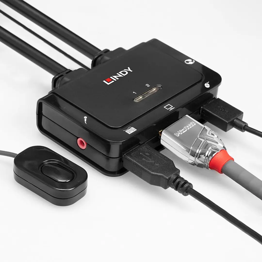 Lindy 42345 KVM Switch - 1,2m - afbeelding 3 van 6