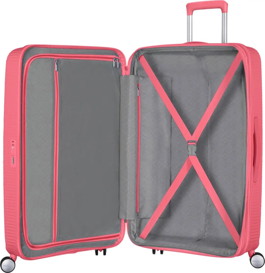 American Tourister Soundbox Spinner 77/28 Koffer - 110L - Roze - afbeelding 5 van 6