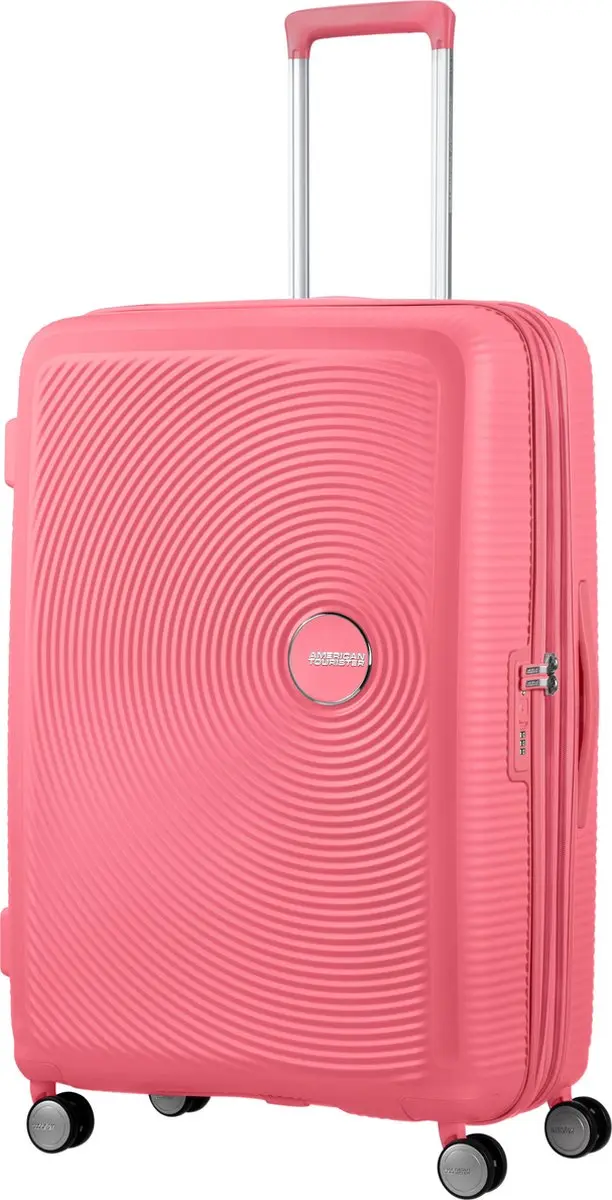 American Tourister Soundbox Spinner 77/28 Koffer - 110L - Roze - afbeelding 3 van 6