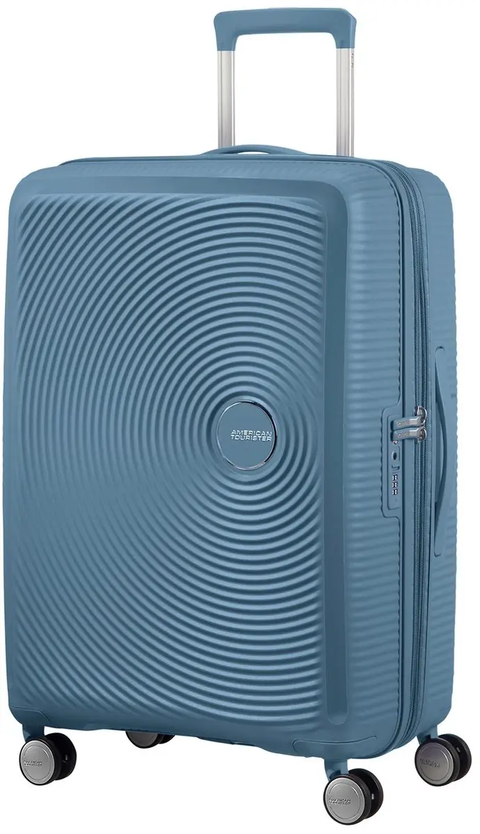 American Tourister Soundbox Spinner 77/28 TSA Koffer 110L - Stone Blue - afbeelding 5 van 6