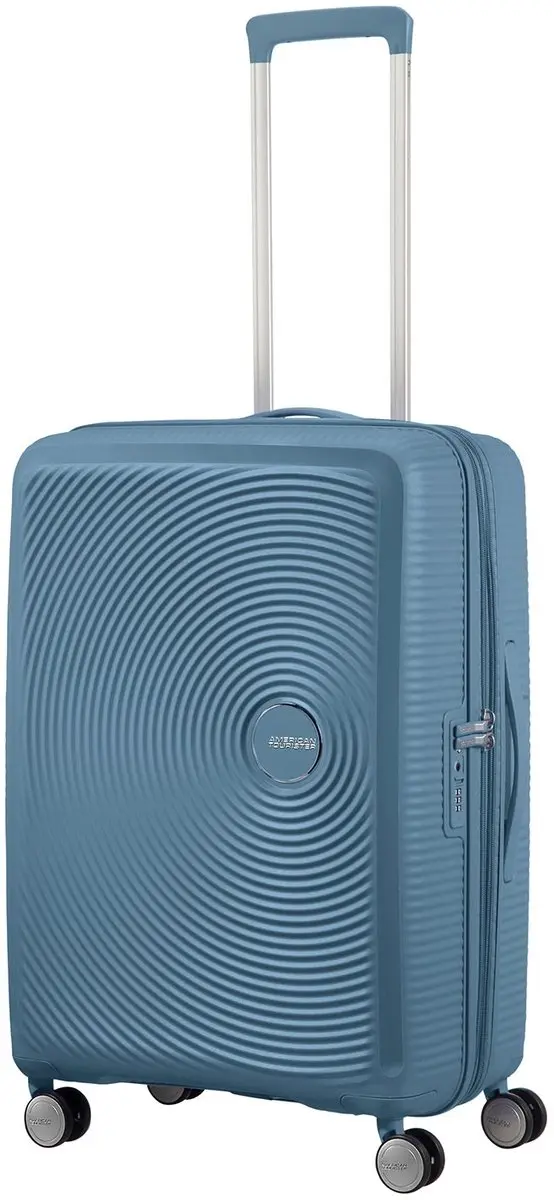 American Tourister Soundbox Spinner 77/28 TSA Koffer 110L - Stone Blue - afbeelding 4 van 6
