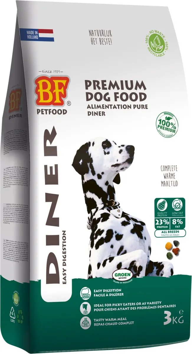 BF Petfood Biofood Diner 10 KG