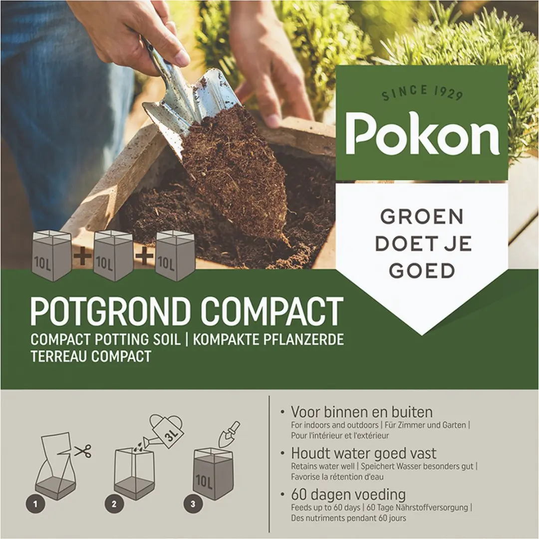Pokon Kokos Potgrond Compact 30L - afbeelding 3 van 3