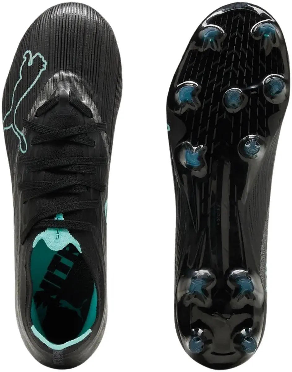 PUMA ULTRA NITRO 7 MATCH FG/AG Unisex Sportschoenen - PUMA Black-Intense Mint