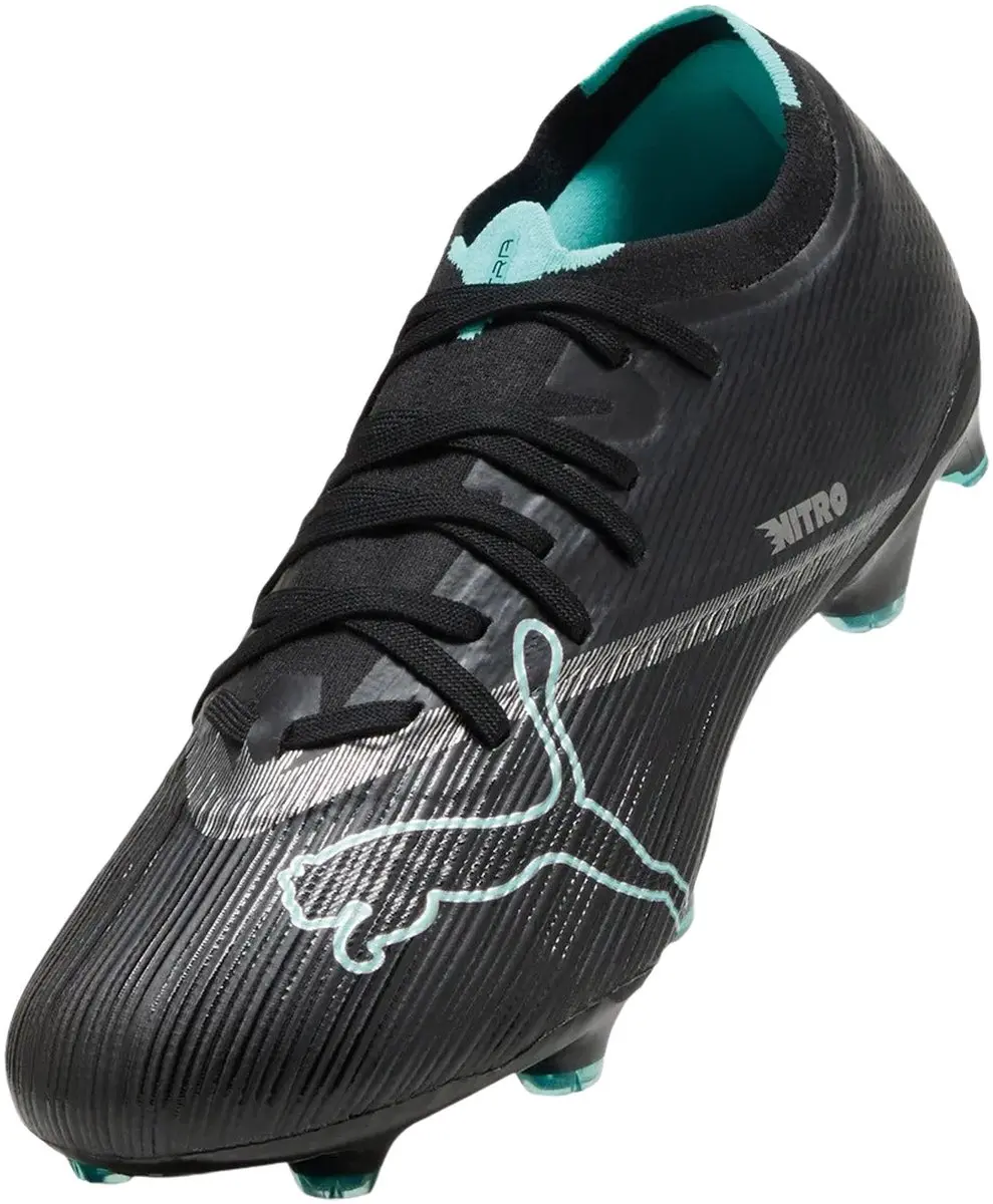 PUMA ULTRA NITRO 7 MATCH FG/AG Unisex Sportschoenen - PUMA Black-Intense Mint