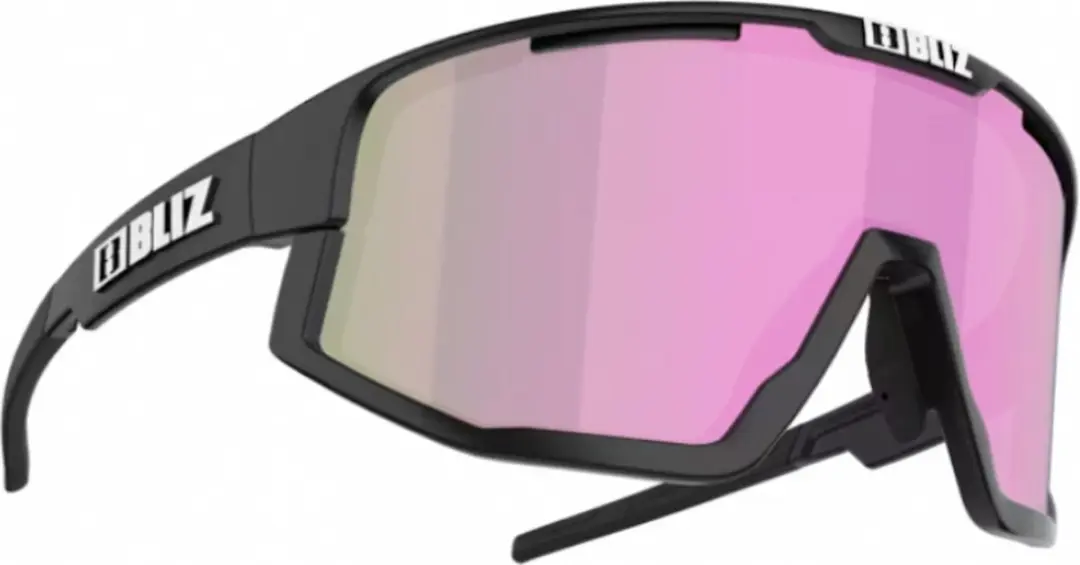 Bliz Fusion Small Sportbril OZB7013-01 - Matte Black/Brown & Rose Mirror - afbeelding 3 van 6
