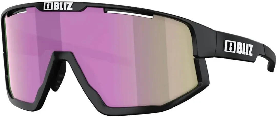 Bliz Fusion Small Sportbril OZB7013-01 - Matte Black/Brown & Rose Mirror - afbeelding 6 van 6