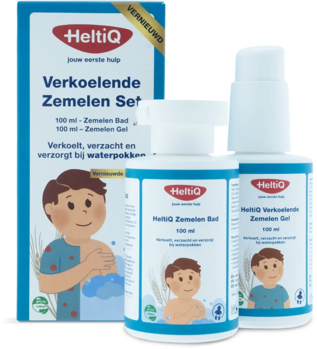 HeltiQ Verkoelende Zemelen Set 2x100ml