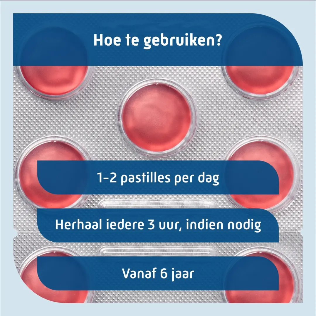 Natterman Hoest- en Keelpastilles Suikervrij - 20 Stuks - afbeelding 2 van 6