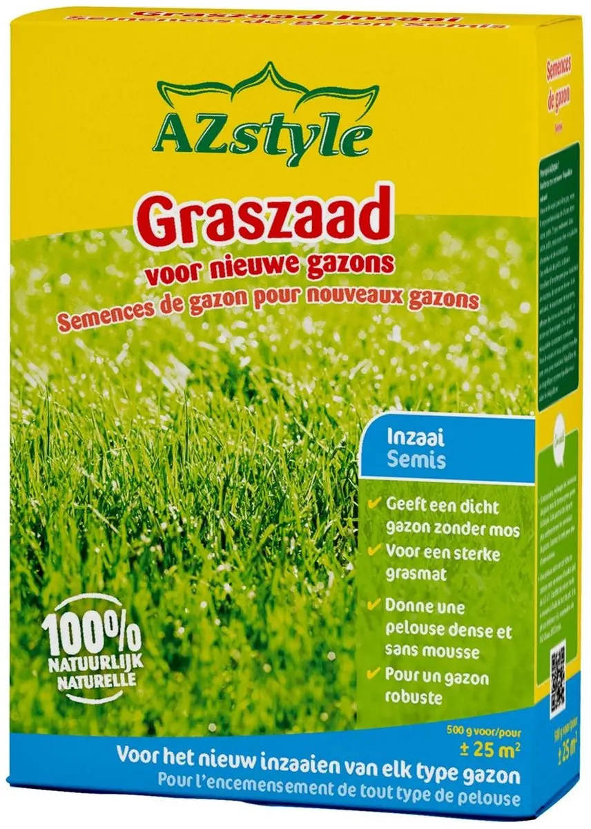 ECOstyle AZstyle Graszaad Inzaai 1KG - 50m² - afbeelding 4 van 6