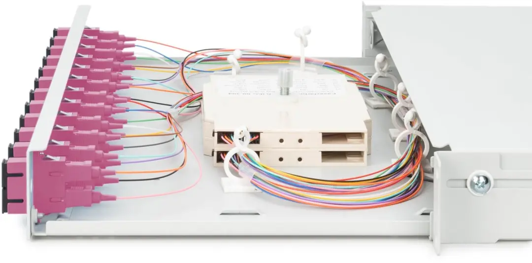 Digitus DN-96321-4 Glasvezelpatchpaneel 12x SC - Grijs - afbeelding 6 van 6