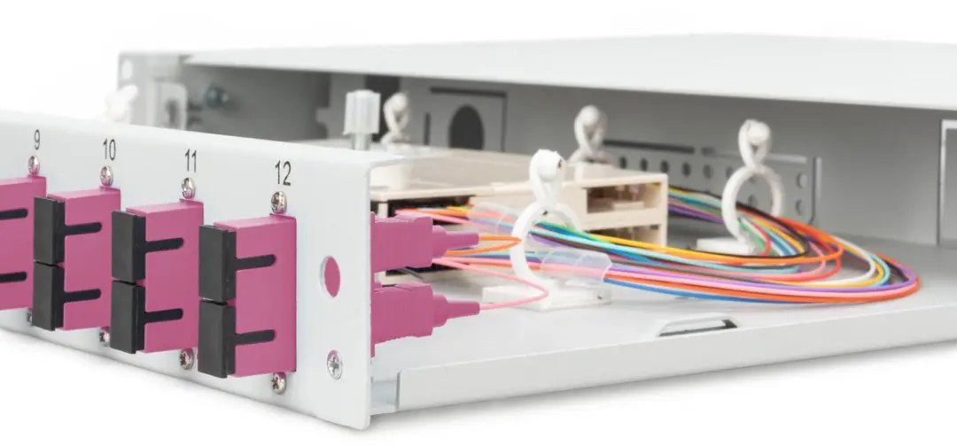 Digitus DN-96321-4 Glasvezelpatchpaneel 12x SC - Grijs - afbeelding 5 van 6