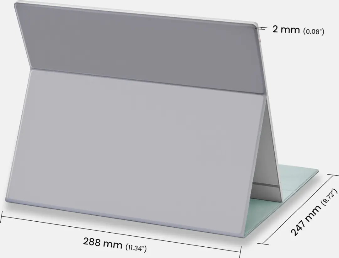 ONYX Boox Note Max/Tab X C Magnetische Standcover - Zwart - afbeelding 2 van 6