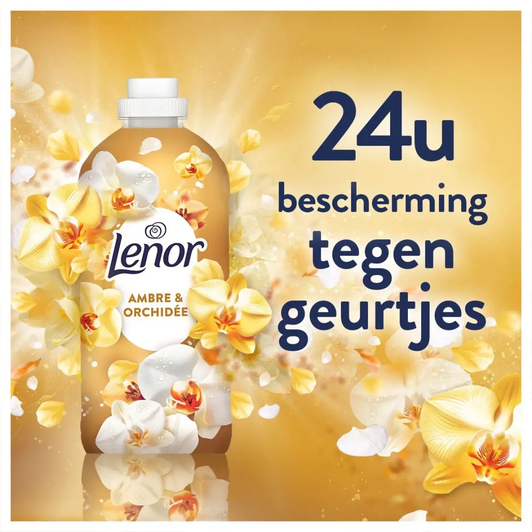 Lenor Wasverzachter Amber & Orchidee - 12x42 Wasbeurten - afbeelding 5 van 6