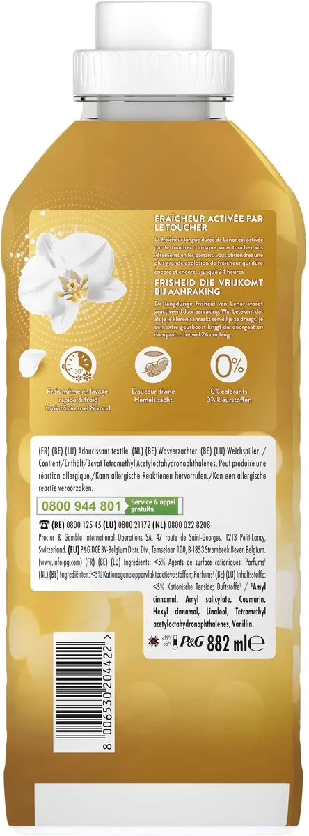 Lenor Wasverzachter Amber & Orchidee - 12x42 Wasbeurten - afbeelding 2 van 6