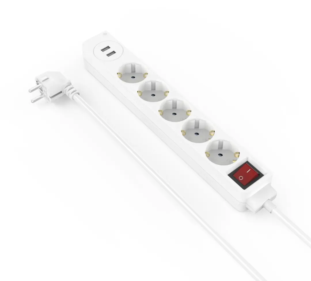 Hama Stekkerdoos 5-voudig 1,4m - Wit - afbeelding 4 van 6