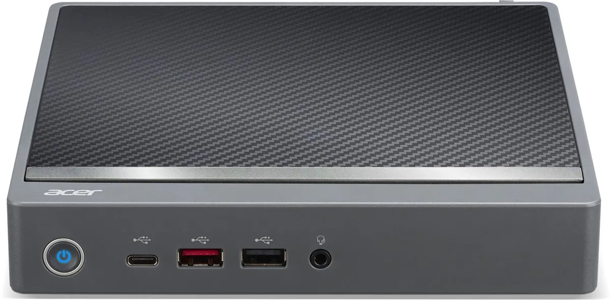 Acer Veriton N2595GT Mini PC - i5-13420H 16GB 512GB SSD - Zwart
