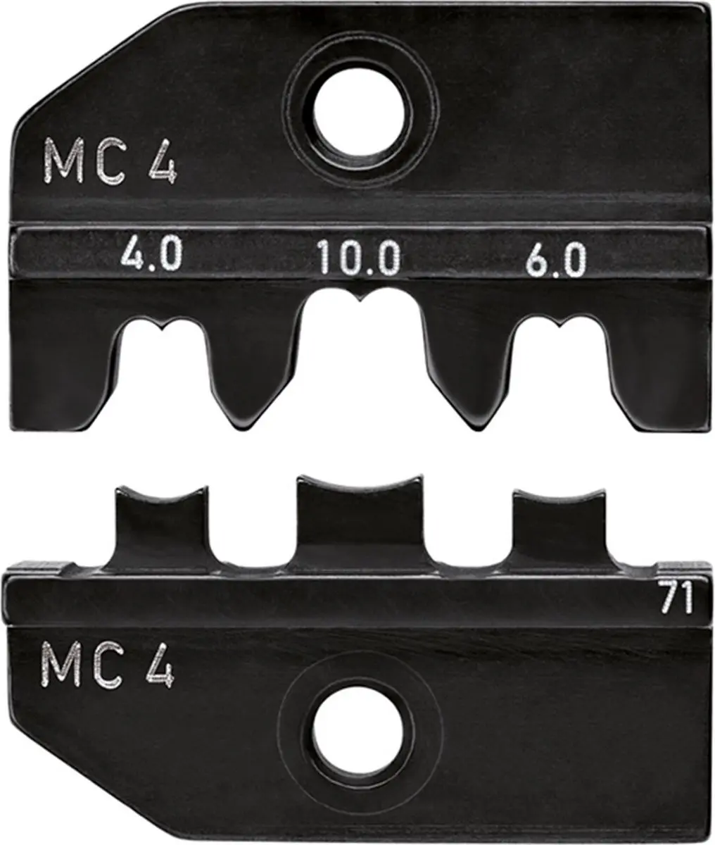 Knipex 97 49 71 Krimpinzetstuk Solar-connectoren MC4 4-10mm²
