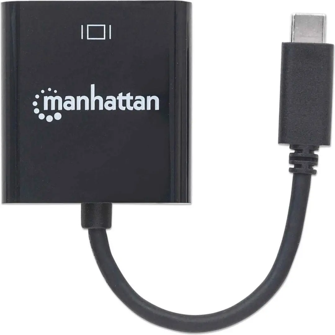 Manhattan 151771 USB-C naar VGA Adapter - Zwart - afbeelding 5 van 6